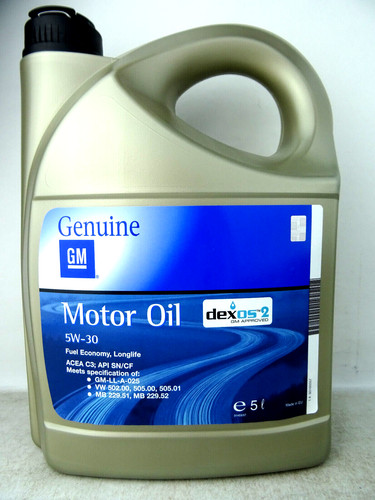 Original opel dexos 5w30 - gm, 2