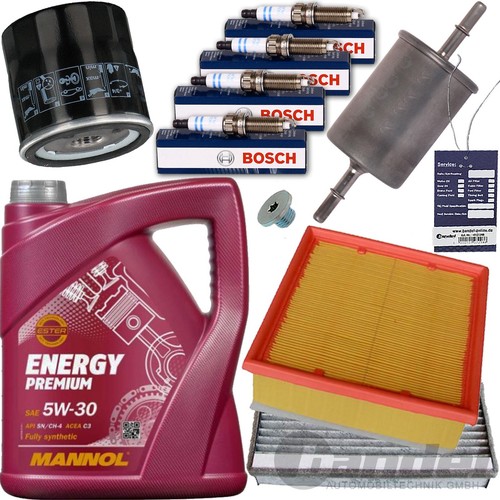 INSPEKTIONS-SET+ZÜNDKERZEN+5L