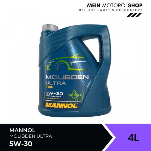 Mannol molibden ultra 30 - molibden, 5w-30